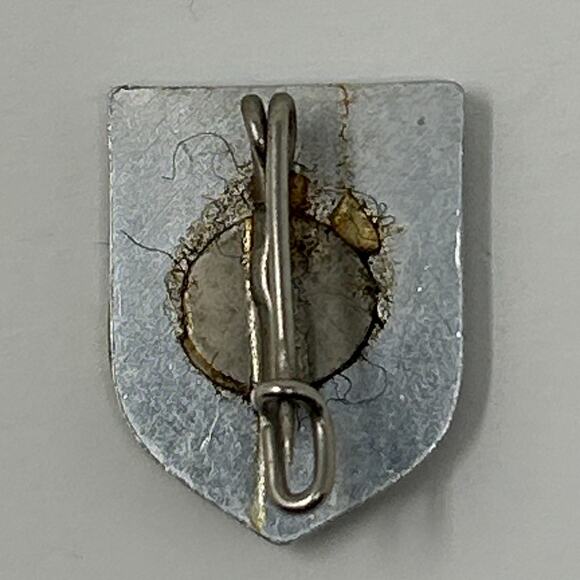 Vintage Liechtenstein Coat of Arms Hat Lapel Pin Pinback Button Travel Tourist - Picture 2 of 3